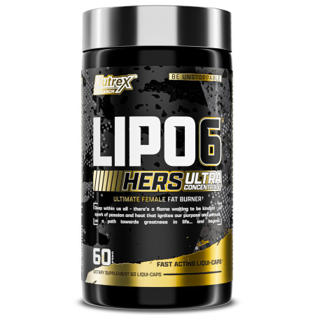 Жироспалювач для жінок Nutrex Lipo-6 Black Hers Ultra Concentrate, 60 капсул